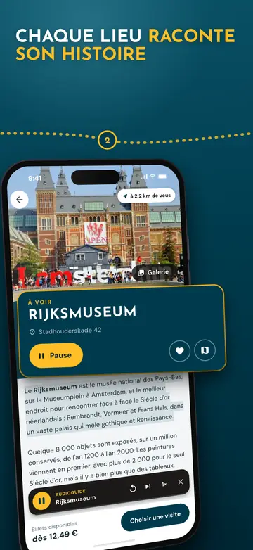 Amsterdam – Audioguide dans leur langue