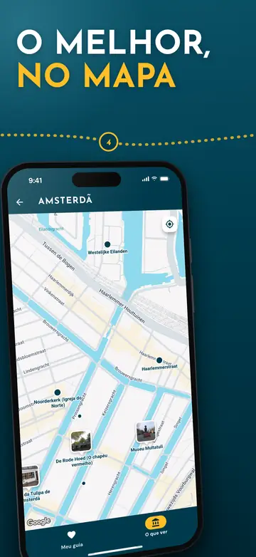 Amsterdã – Mapa da cidade