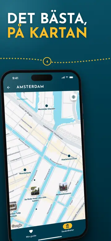 Amsterdam – Karta över staden
