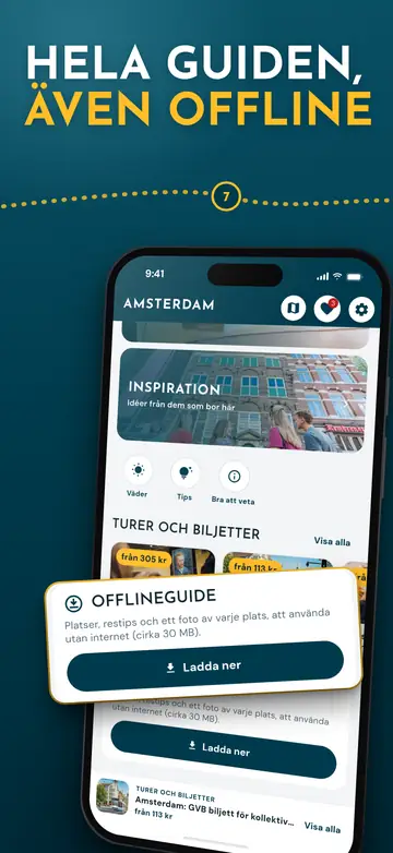 Amsterdam – Fungerar offline