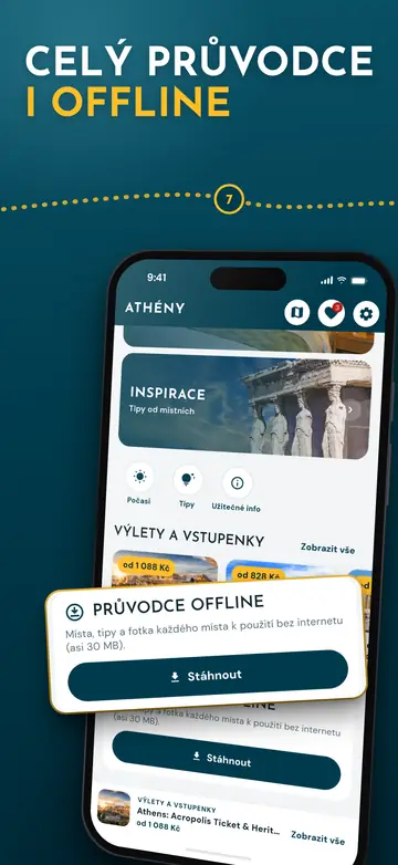 Athény – Funguje offline