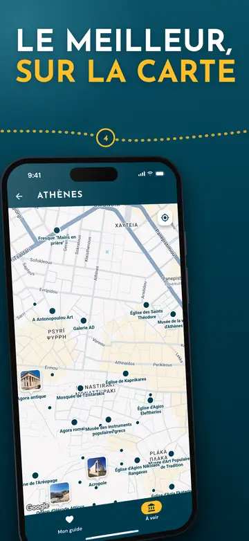 Athènes – Plan de la ville