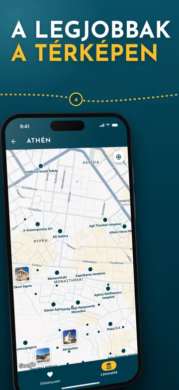 Athén – A város térképe