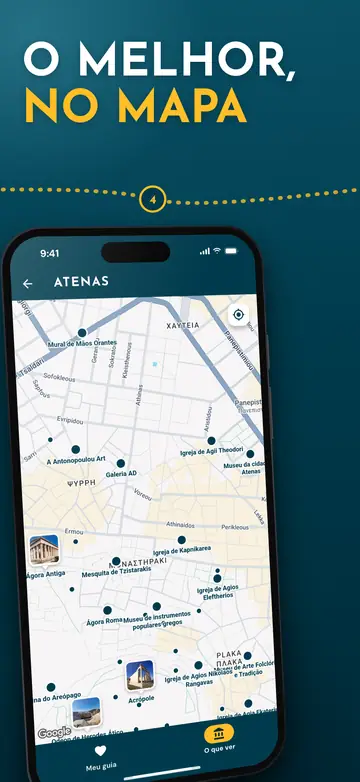 Atenas – Mapa da cidade