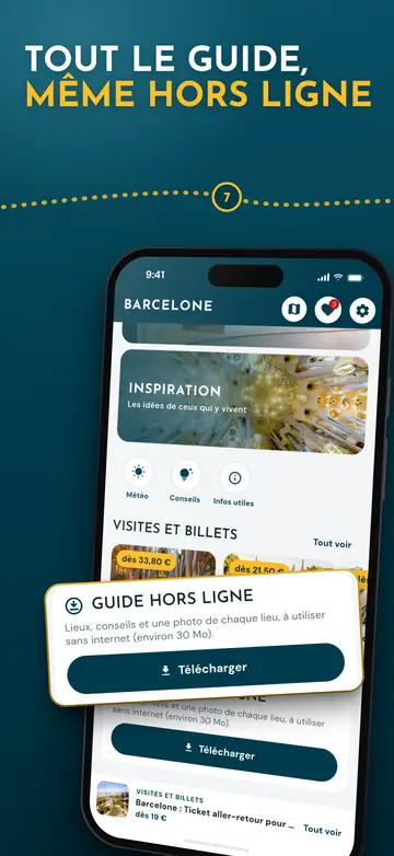 Barcelone – Fonctionne hors ligne
