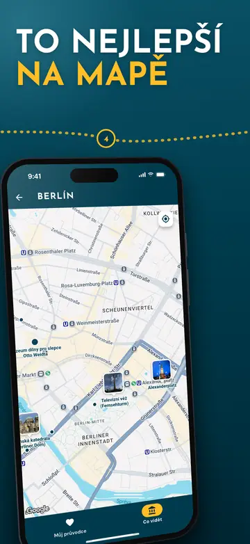 Berlín – Mapa města