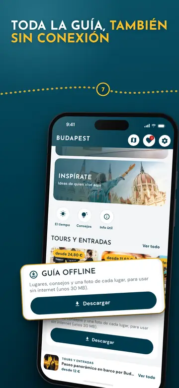 Budapest – Funciona sin conexión