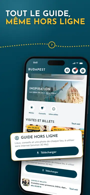 Budapest – Fonctionne hors ligne
