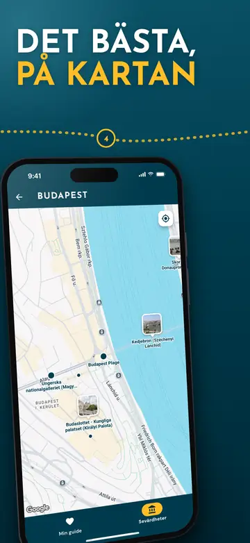 Budapest – Karta över staden