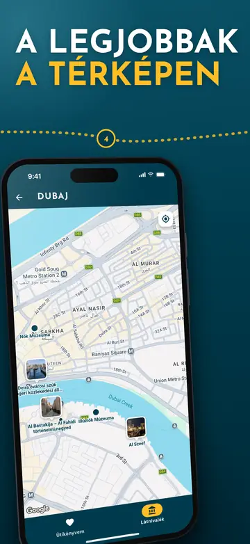 Dubaj – A város térképe