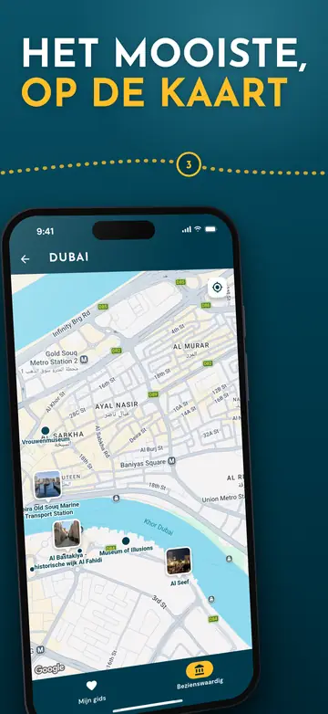 Dubai – Kaart van de stad