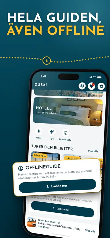 Dubai – Fungerar offline