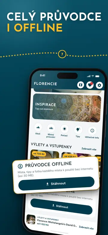 Florencie – Funguje offline