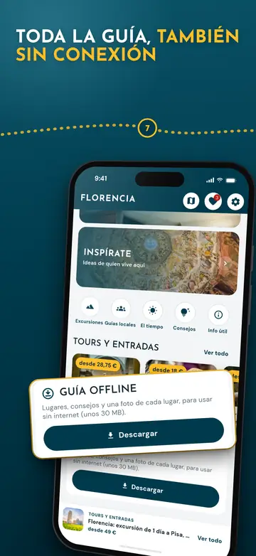 Florencia – Funciona sin conexión