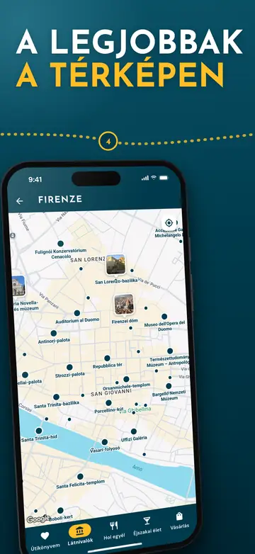 Firenze – A város térképe