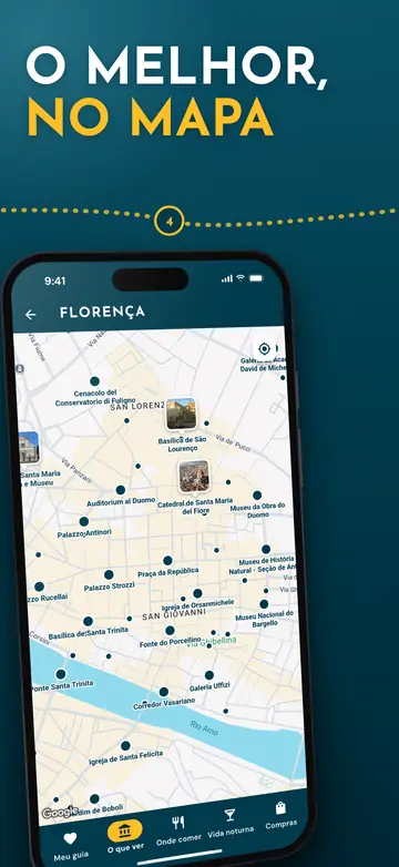 Florença – Mapa da cidade