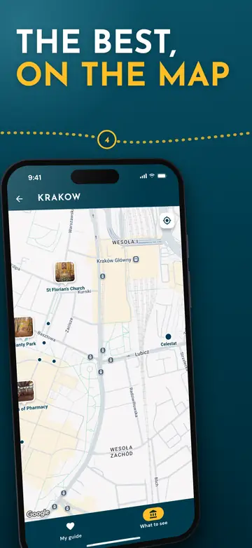 Krakow – Map of the city