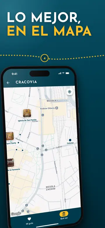 Cracovia – Mapa de la ciudad