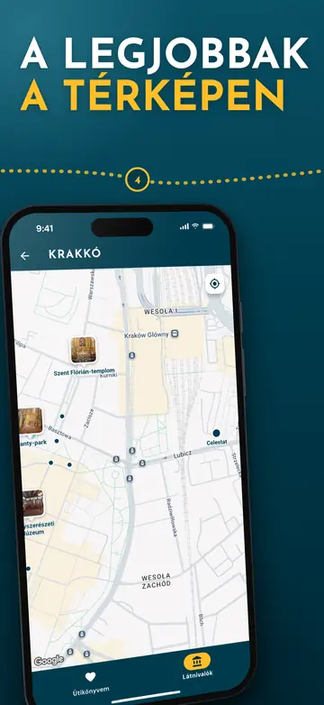 Krakkó – A város térképe