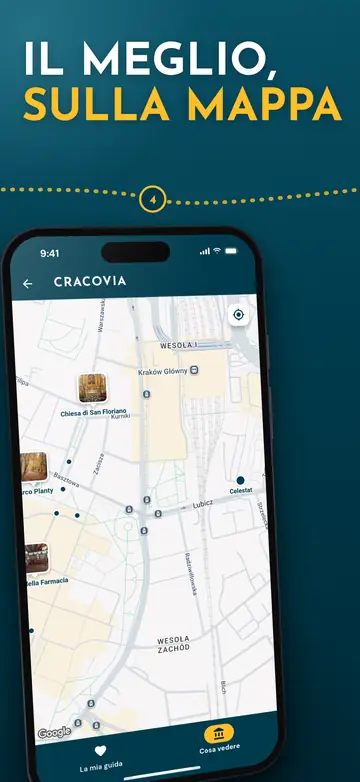 Cracovia – La mappa della città
