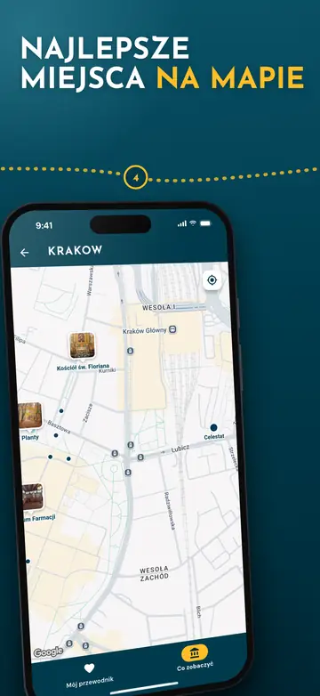 Kraków – Mapa miasta