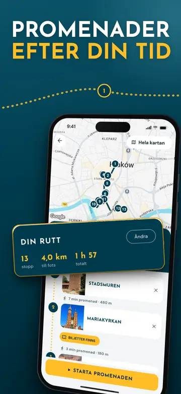 Kraków – Rutter som passar dem