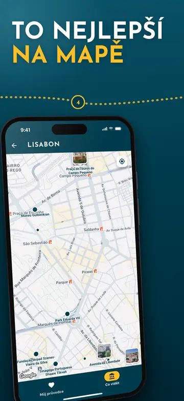 Lisabon – Mapa města