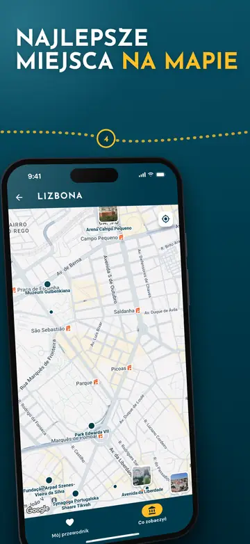Lizbona – Mapa miasta