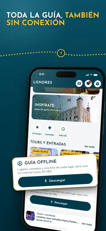 Londres – Funciona sin conexión