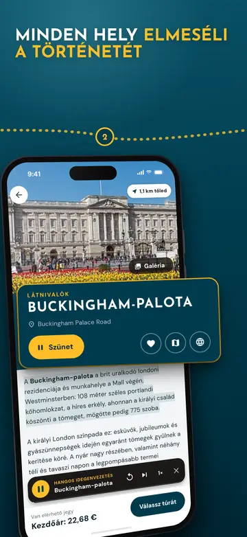 London – Audio idegenvezetés a saját nyelvükön