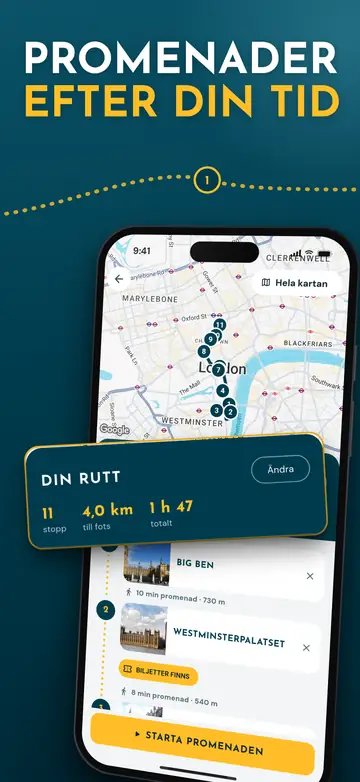 London – Rutter som passar dem