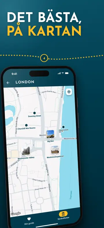 London – Karta över staden