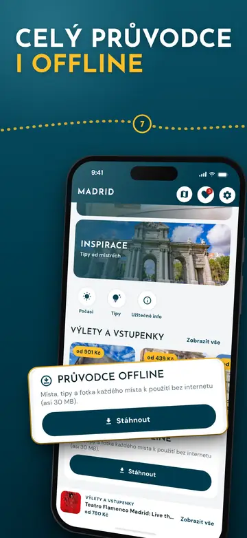 Madrid – Funguje offline