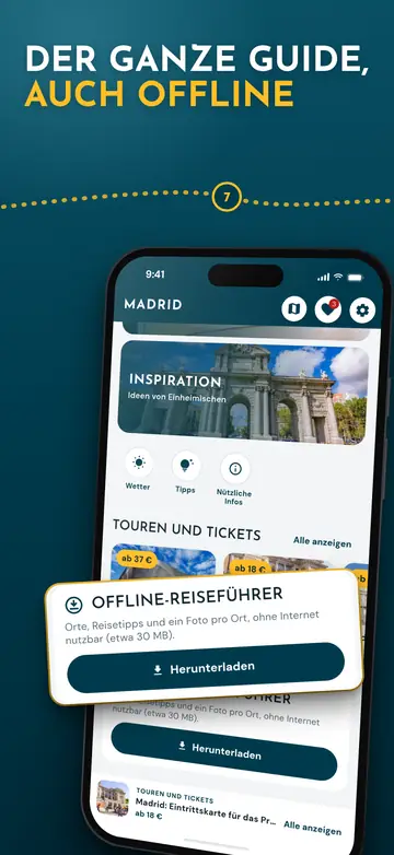 Madrid – Funktioniert offline