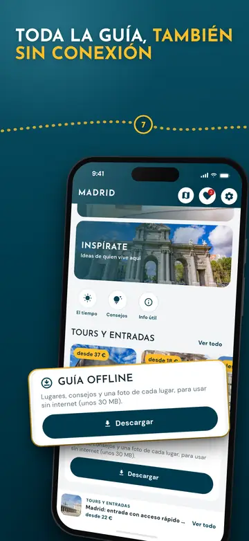 Madrid – Funciona sin conexión