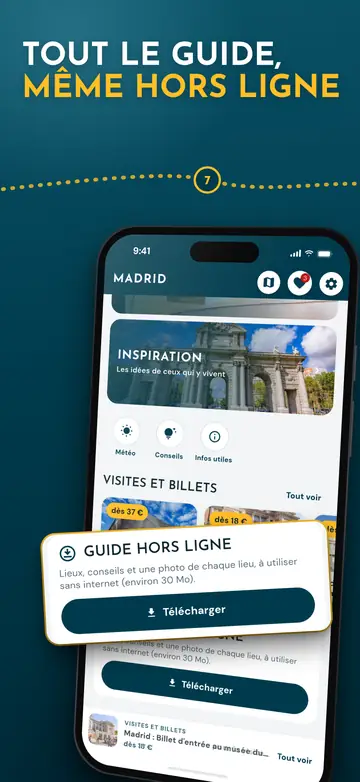 Madrid – Fonctionne hors ligne