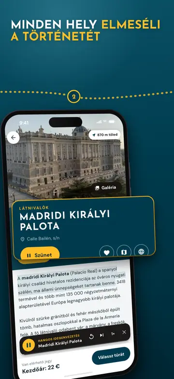 Madrid – Audio idegenvezetés a saját nyelvükön