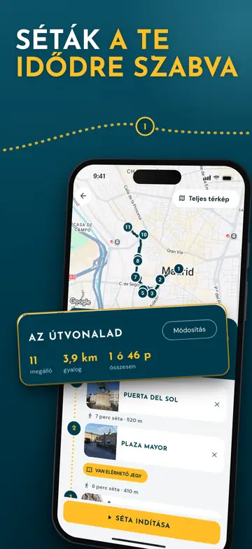 Madrid – Nekik tervezett útvonalak