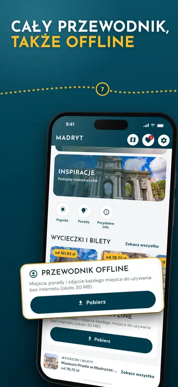 Madryt – Działa offline