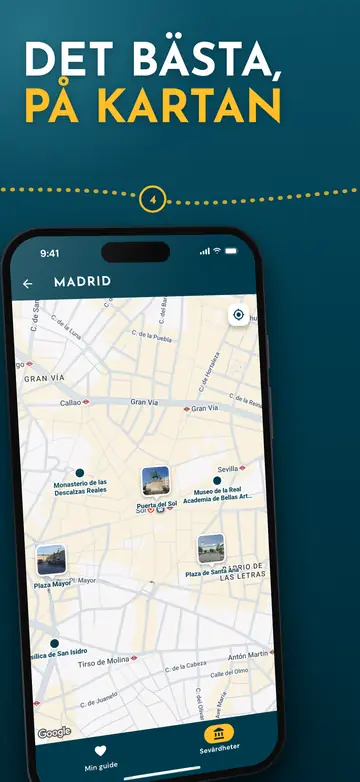 Madrid – Karta över staden