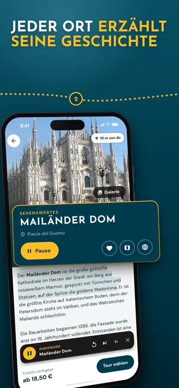 Mailand – Audioguide in ihrer Sprache