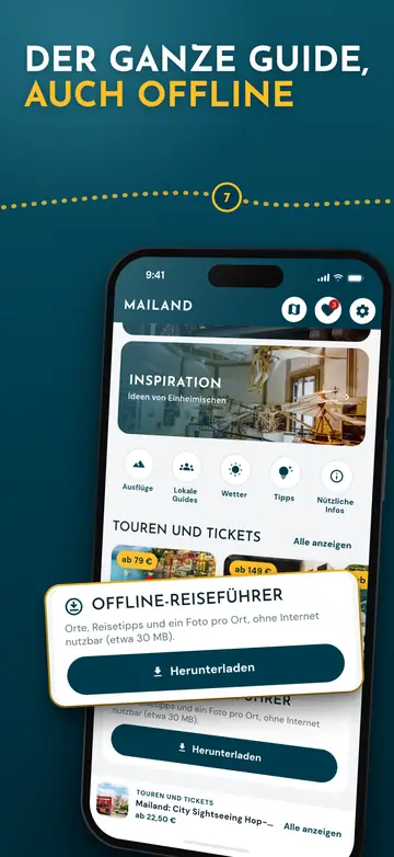 Mailand – Funktioniert offline