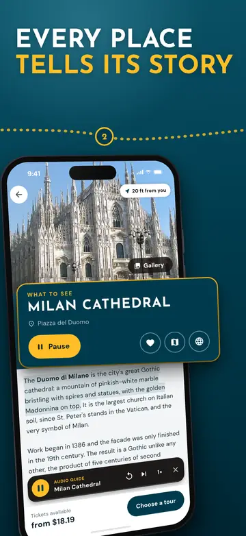 Milan – Audio guide in their language