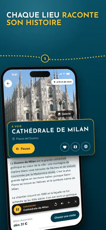 Milan – Audioguide dans leur langue