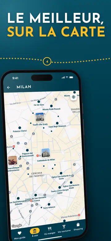 Milan – Plan de la ville