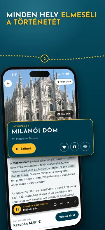Milánó – Audio idegenvezetés a saját nyelvükön