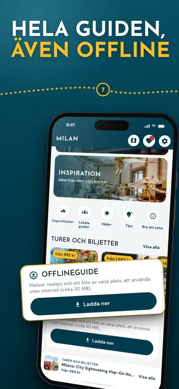 Milano – Fungerar offline