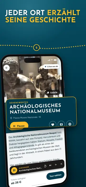 Neapel – Audioguide in ihrer Sprache