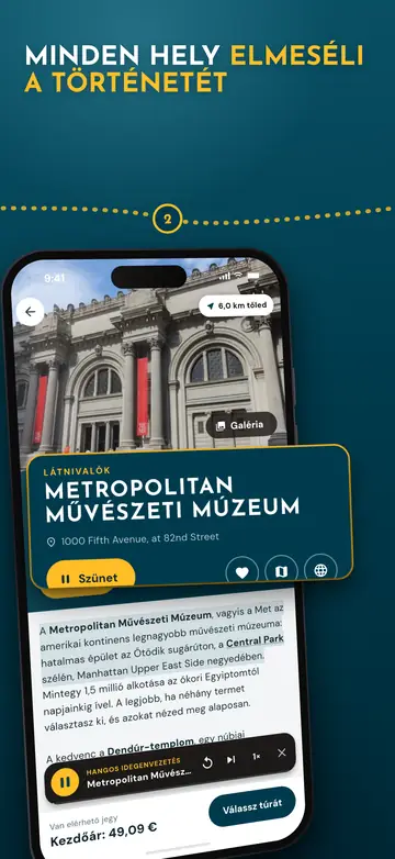 New York – Audio idegenvezetés a saját nyelvükön