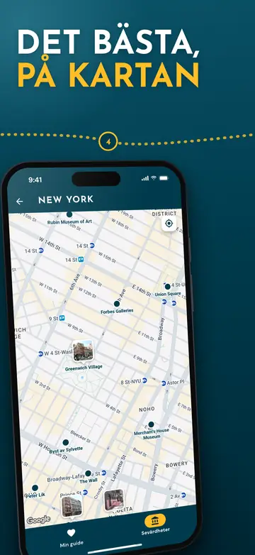 New York – Karta över staden